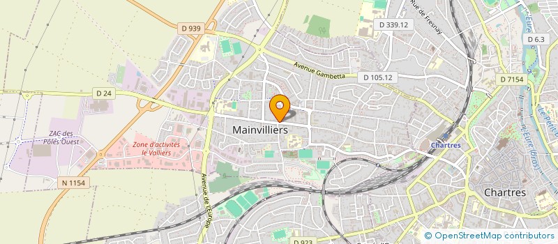 localisation de l'entreprise SCI BARLET à MAINVILLIERS