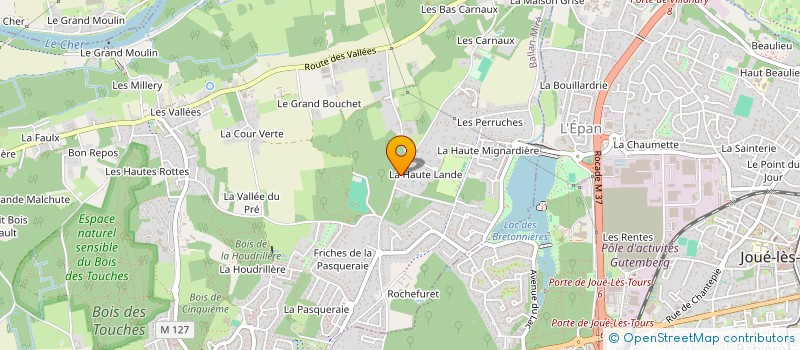 localisation de l'entreprise SCI BARLEX  BALLAN-MIRE