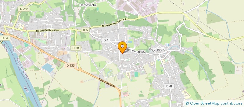 localisation de l'entreprise SCI BARLIM à REYRIEUX