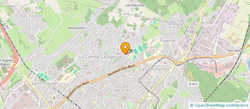 localisation de l'entreprise SCI BARLOT  BESANCON