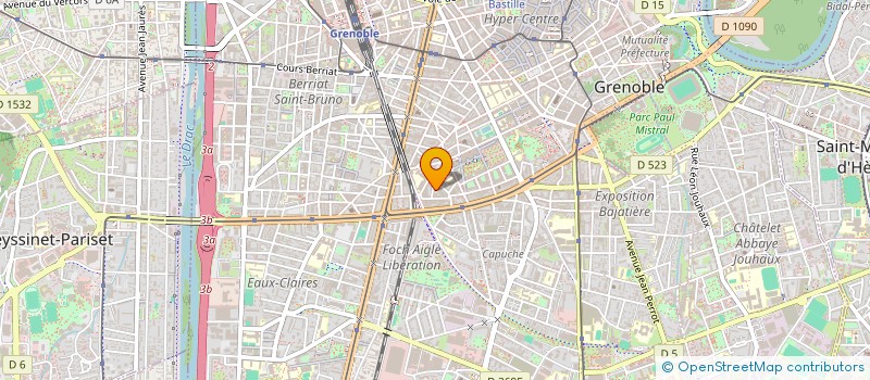 localisation de l'entreprise SCI BARMAN  GRENOBLE