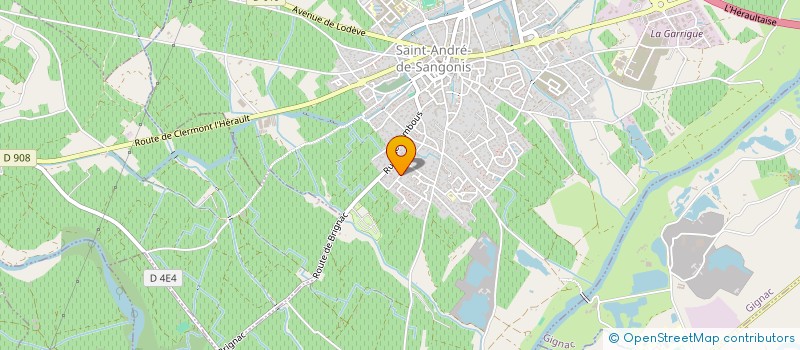 localisation de l'entreprise SCI BARN  SAINT-GUIRAUD