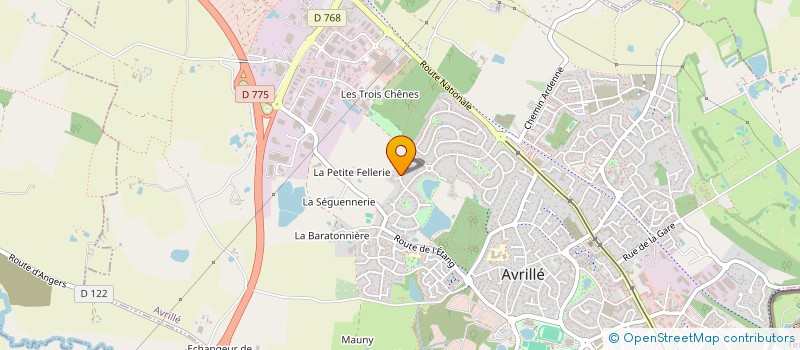 localisation de l'entreprise SCI BARN'S à AVRILLE