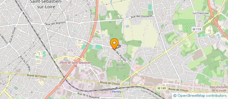 localisation de l'entreprise SCI BARNABE à SAINT-SEBASTIEN-SUR-LOIRE