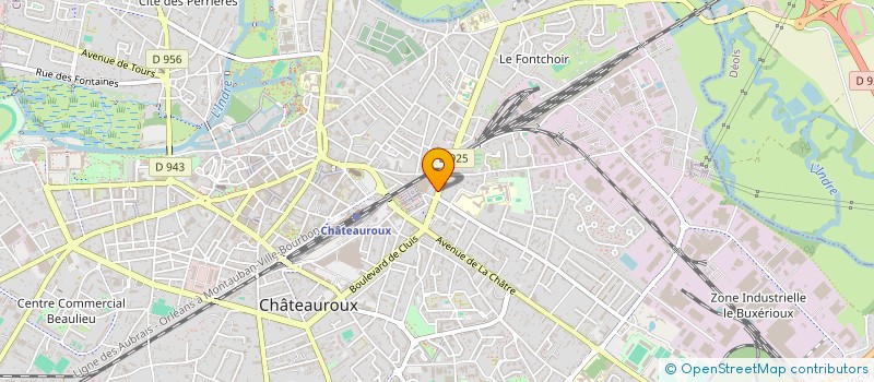 localisation de l'entreprise SCI BARNABE-PANEL à CHATEAUROUX