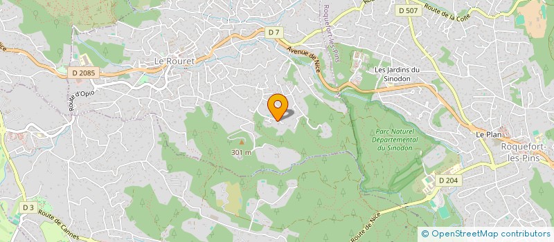 localisation de l'entreprise SCI BARNARAC RAINARDS  LE ROURET