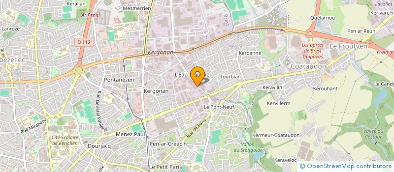 localisation de l'entreprise SCI BARNARD  BREST