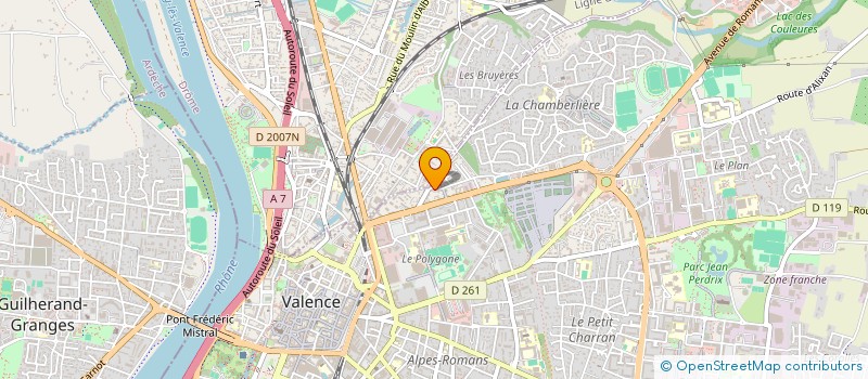 localisation de l'entreprise SCI BARNAVE à VALENCE