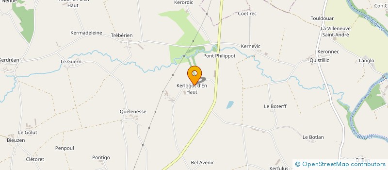 localisation de l'entreprise SCI BARNCOT  CLEGUEREC