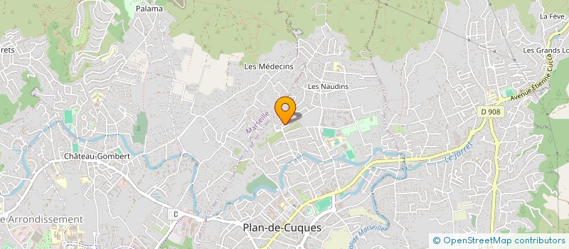 localisation de l'entreprise SCI BARNEOUD  PLAN-DE-CUQUES