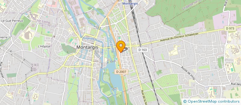 localisation de l'entreprise SCI BARNEY-IMMO à MONTARGIS