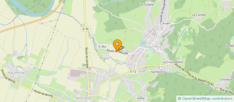 localisation de l'entreprise SCI BARNI à JUJURIEUX