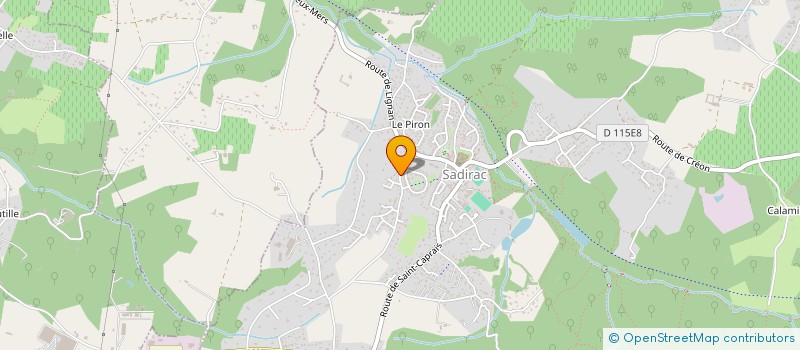 localisation de l'entreprise SCI BARNI  SADIRAC