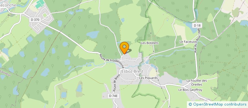 localisation de l'entreprise SCI BARNI-DEVOILLE  ESBOZ-BREST