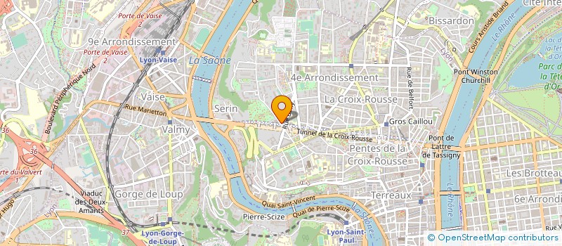 localisation de l'entreprise SCI BARODET  LYON