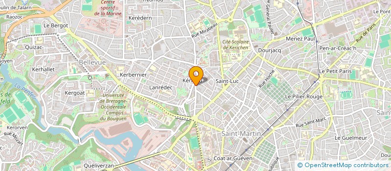 localisation de l'entreprise SCI BAROI  BREST