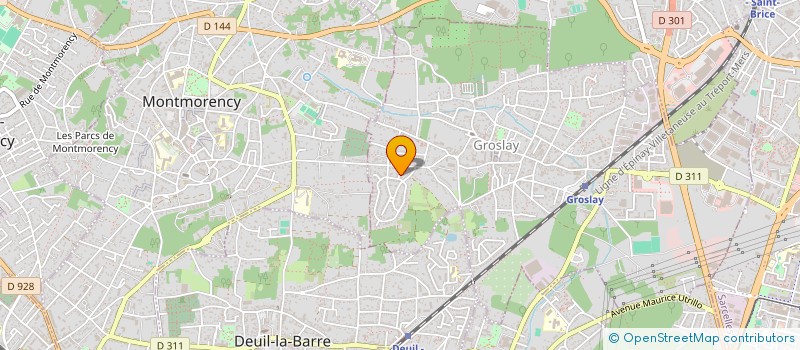 localisation de l'entreprise SCI BAROM  GROSLAY