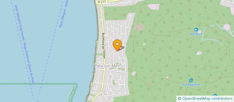 localisation de l'entreprise SCI BARON à LA TESTE-DE-BUCH