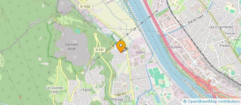 localisation de l'entreprise SCI BARON  SASSENAGE