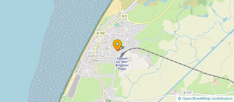 localisation de l'entreprise SCI BARON à CAYEUX-SUR-MER