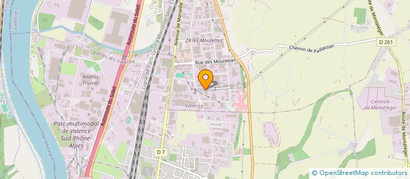localisation de l'entreprise SCI BARON à VALENCE
