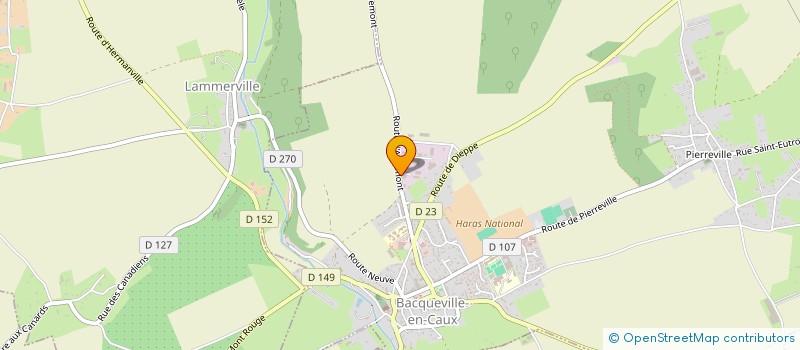 localisation de l'entreprise SCI  BARON  BACQUEVILLE-EN-CAUX