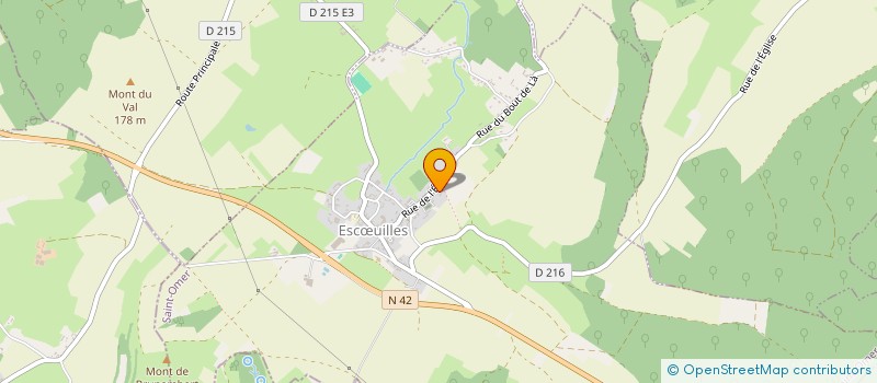 localisation de l'entreprise SCI BARON  ESCUILLES