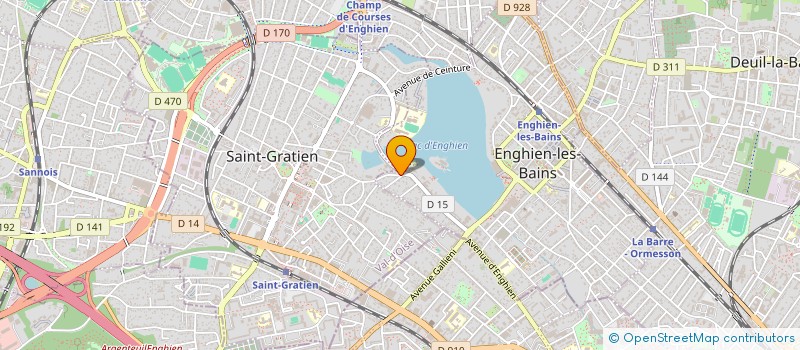 localisation de l'entreprise SCI BARON à ENGHIEN-LES-BAINS