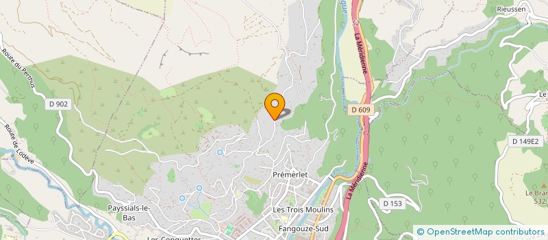 localisation de l'entreprise SCI BARON  LODEVE