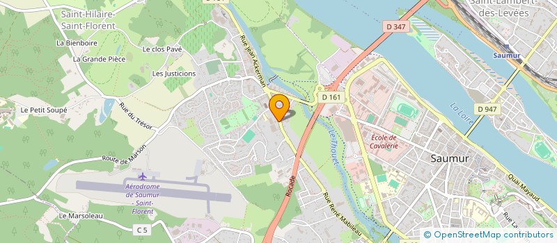 localisation de l'entreprise SCI BARON  SAUMUR