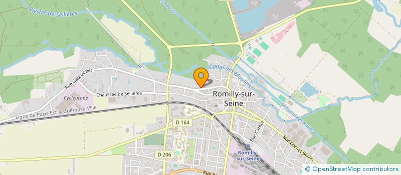 localisation de l'entreprise SCI BARON ANDRE à ROMILLY-SUR-SEINE