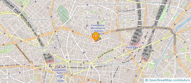 localisation de l'entreprise SCI BARON DOUZE BIS  PARIS