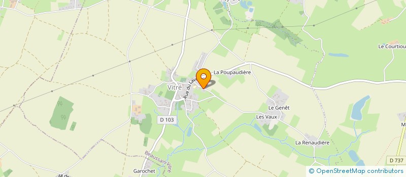 localisation de l'entreprise SCI BARON ET FILLE  BEAUSSAIS-VITRE