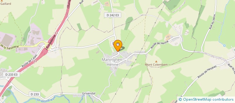 localisation de l'entreprise SCI BARON ET FILS  MANINGHEN-HENNE