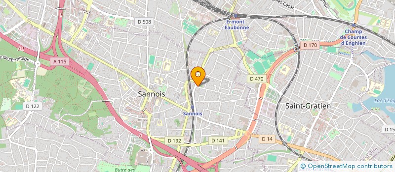 localisation de l'entreprise SCI BARON - FISCHER  SANNOIS