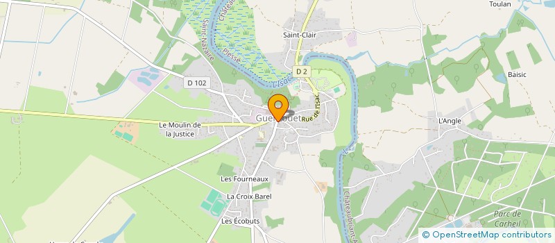 localisation de l'entreprise SCI BARON-GAZEAU  GUENROUET