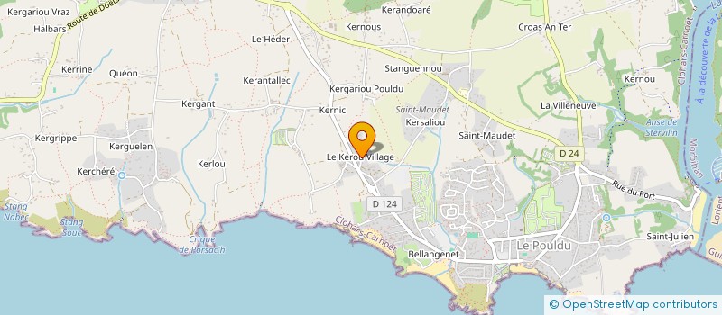 localisation de l'entreprise SCI BARON LE KEROU  CLOHARS-CARNOET