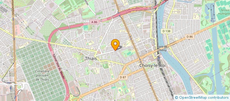 localisation de l'entreprise SCI BARON ROYALE  THIAIS