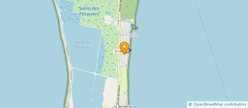 localisation de l'entreprise SCI BARONI  HYERES