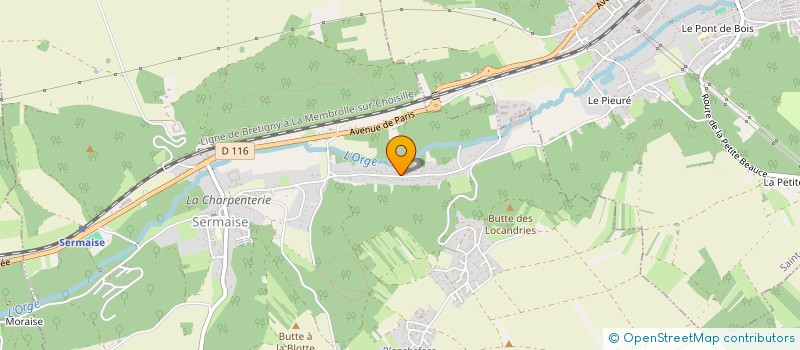 localisation de l'entreprise SCI BARONI  SERMAISE