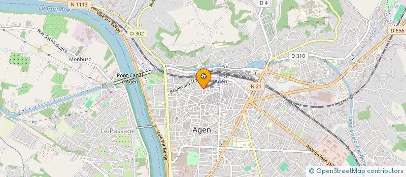 localisation de l'entreprise SCI BARONNET HUARD à AGEN