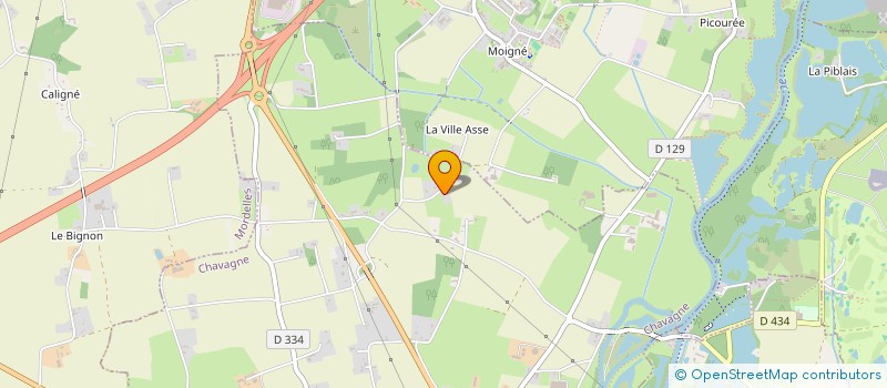 localisation de l'entreprise SCI BARONNIN  CHAVAGNE