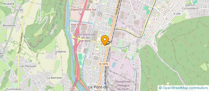 localisation de l'entreprise SCI BAROQUE  LE PONT-DE-CLAIX