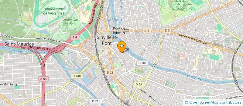 localisation de l'entreprise SCI BAROSA  JOINVILLE-LE-PONT