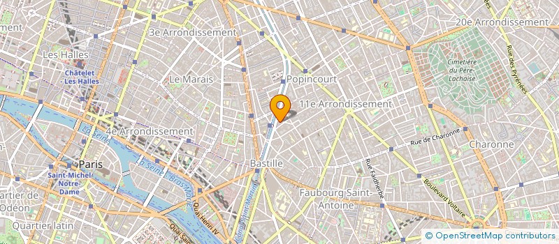 localisation de l'entreprise SCI BAROUCH  PARIS