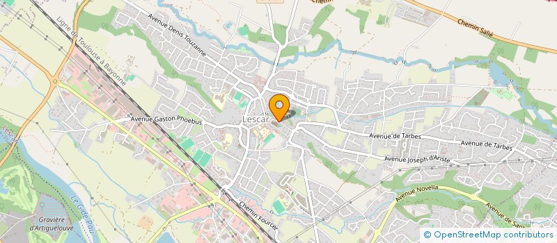 localisation de l'entreprise SCI BAROUD  LESCAR