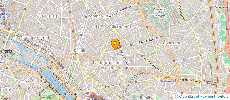 localisation de l'entreprise SCI BAROUDI  PARIS