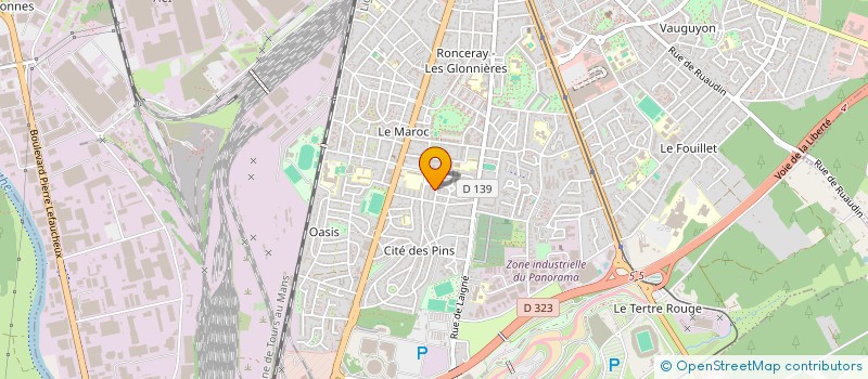 localisation de l'entreprise SCI BAROUHO  LE MANS