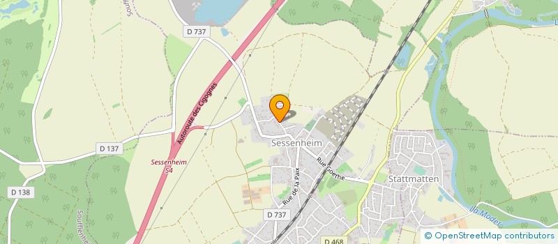 localisation de l'entreprise SCI BARR 3  SESSENHEIM