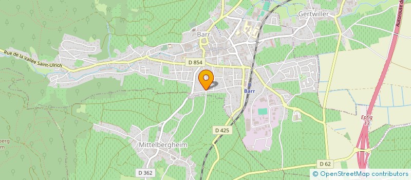 localisation de l'entreprise SCI BARR  BARR